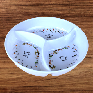 Ramadan ceramic plate tray fruit cake plate decoration ramadan plates tray