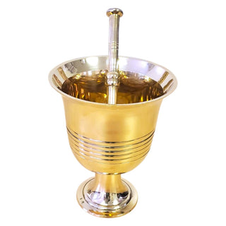 Brass Mortar and Pestle Traditional _ مدق نحاس عالي الجوده