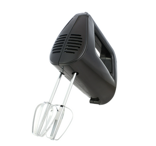 Mainstays 5-Speed Corded Hand Mixer Black with 2 Beaters, New