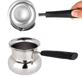 Milk Warmer Butter Pot Stainless Steel Coffee Turkish Coffee Pot(1080ml)