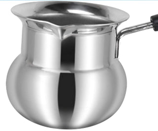 Milk Warmer Butter Pot Stainless Steel Coffee Turkish Coffee Pot(1080ml)