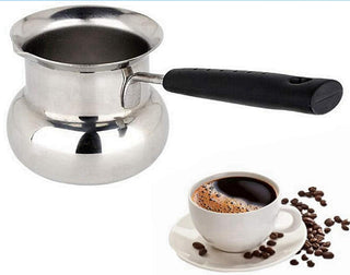 Milk Warmer Butter Pot Stainless Steel Coffee Turkish Coffee Pot(1080ml)