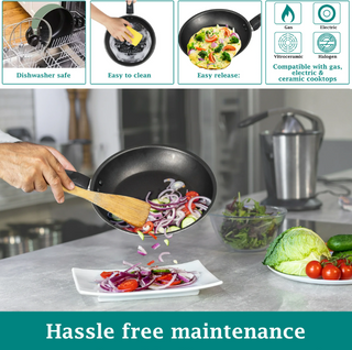 Mainstays 7 Piece Nonstick Aluminum Pots and Pans Cookware Set, Green