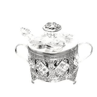 silver Sugar container _ حافضه السكر فضية
