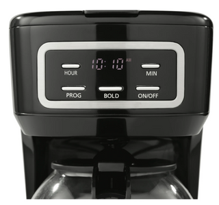 Mainstays CM1449-UL Black 12-Cup Programmable Drip Coffee Maker