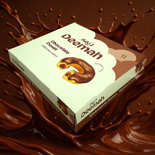 Deema Chocolate Dount (12pc)دونات با التشكلات