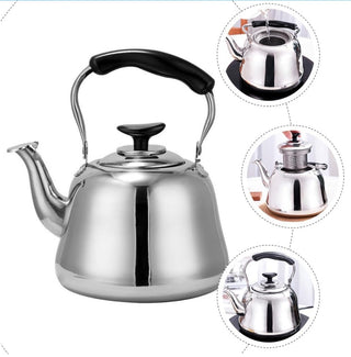 Tea Kettle Water Kettle Stove Top Stainless Steel Whistling Tea Kettle 1.5L Hot Water Fast to Boil with Handle for Boiling Water Coffee Milk Teapot